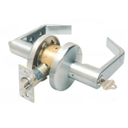 Heavy Duty Entrance Lever Lockset - Satin Chrome